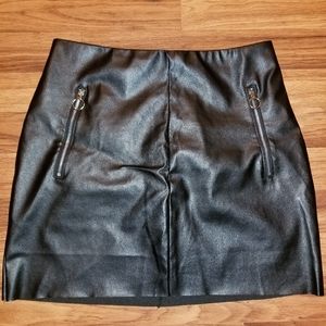 BRAND NEW never worn leather skirt!!